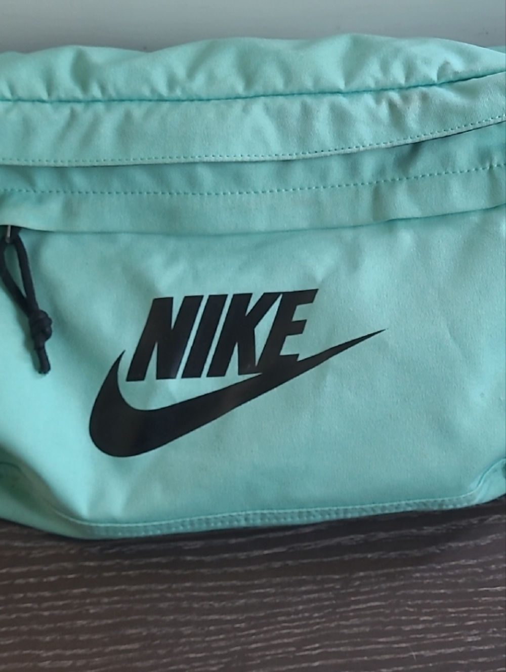 Nike Mint Green / Teal / Aqua Pack with Black Swoosh Crossbody Bag
